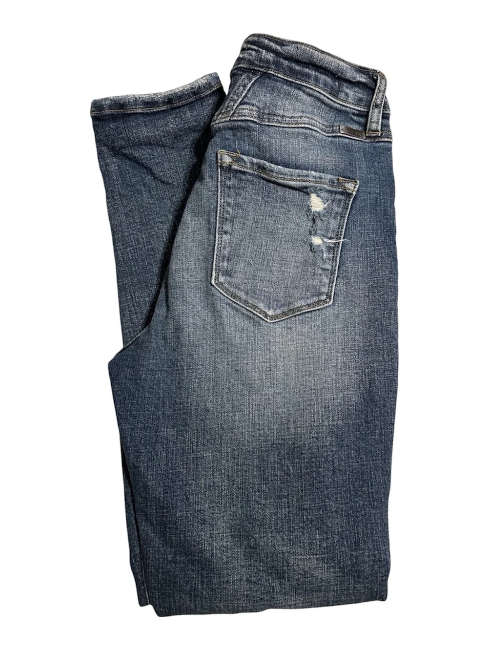 KanCan Estilo High Rise Distressed Mom Jeans 7/27